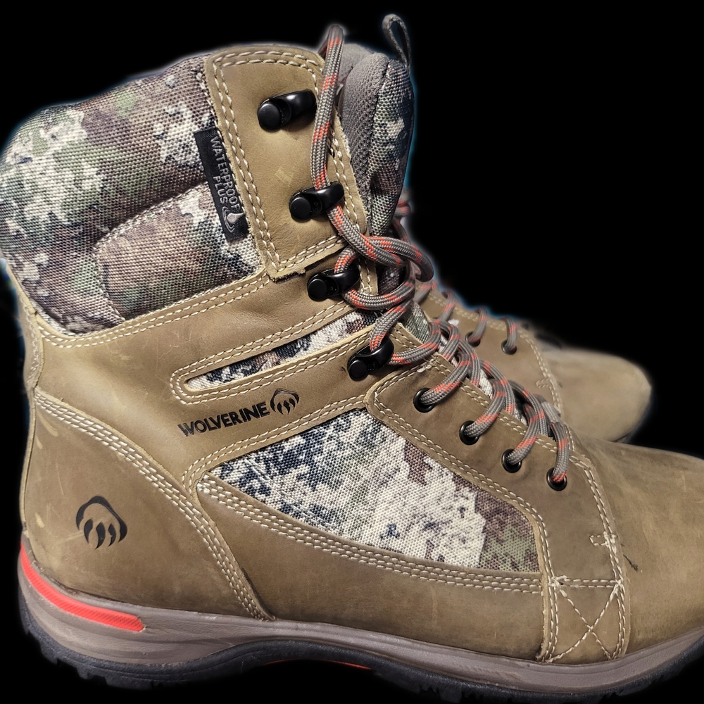 Wolverine Camo Lace-Up Boots